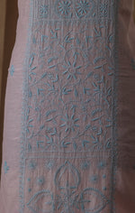Urviya Unstiched Chikankari Mul Chanderi Suit - Gala Boota