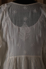 Urviya Semi Stiched Chikankari Mul Chanderi Angrakha Suit Piece