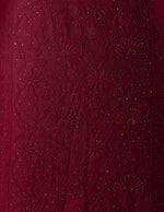 Urviya Unstiched Chikankari Chanderi Suit With Mukaish Work