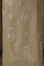 Urviya Unstiched Chikankari Semi Tissue Suit Piece - Pattern 1