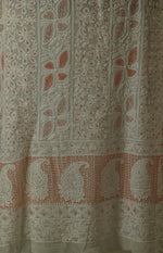 Urviya Unstiched Chikankari Georgette Suit Piece With Colourful Cutdana and Pearl Work