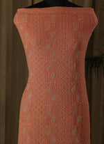 Urviya Unstiched Chikankari Georgette Suit Piece With Colourful Cutdana and Pearl Work
