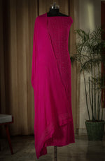 Urviya Unstiched Chikankari Georgette Suit Piece with Mukaish