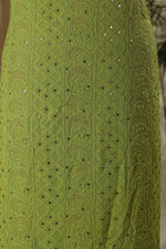 Urviya Unstiched Chikankari Georgette Suit Piece with Mukaish