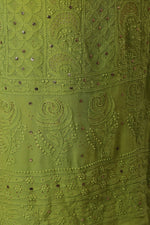 Urviya Unstiched Chikankari Georgette Suit Piece with Mukaish