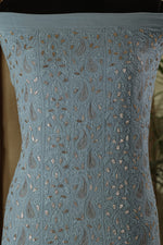 Urviya Unstiched Chikankari Georgette Suit With Gotta Patti Work