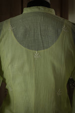 Urviya Semi Stiched Chikankari Cotton Co-ord Set
