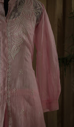 Urviya Semi Stiched Chikankari Cotton Co-ord Set