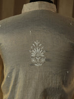 Urviya Semi Stiched Chikankari Pure Tissue Co-ord Set with Mukaish Work - Pattern 1