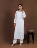 Urviya Chikankari Chanderi 2 piece Set