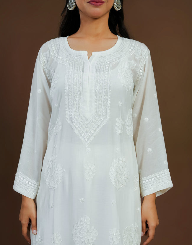Urviya Chikankari Chanderi 2 piece Set