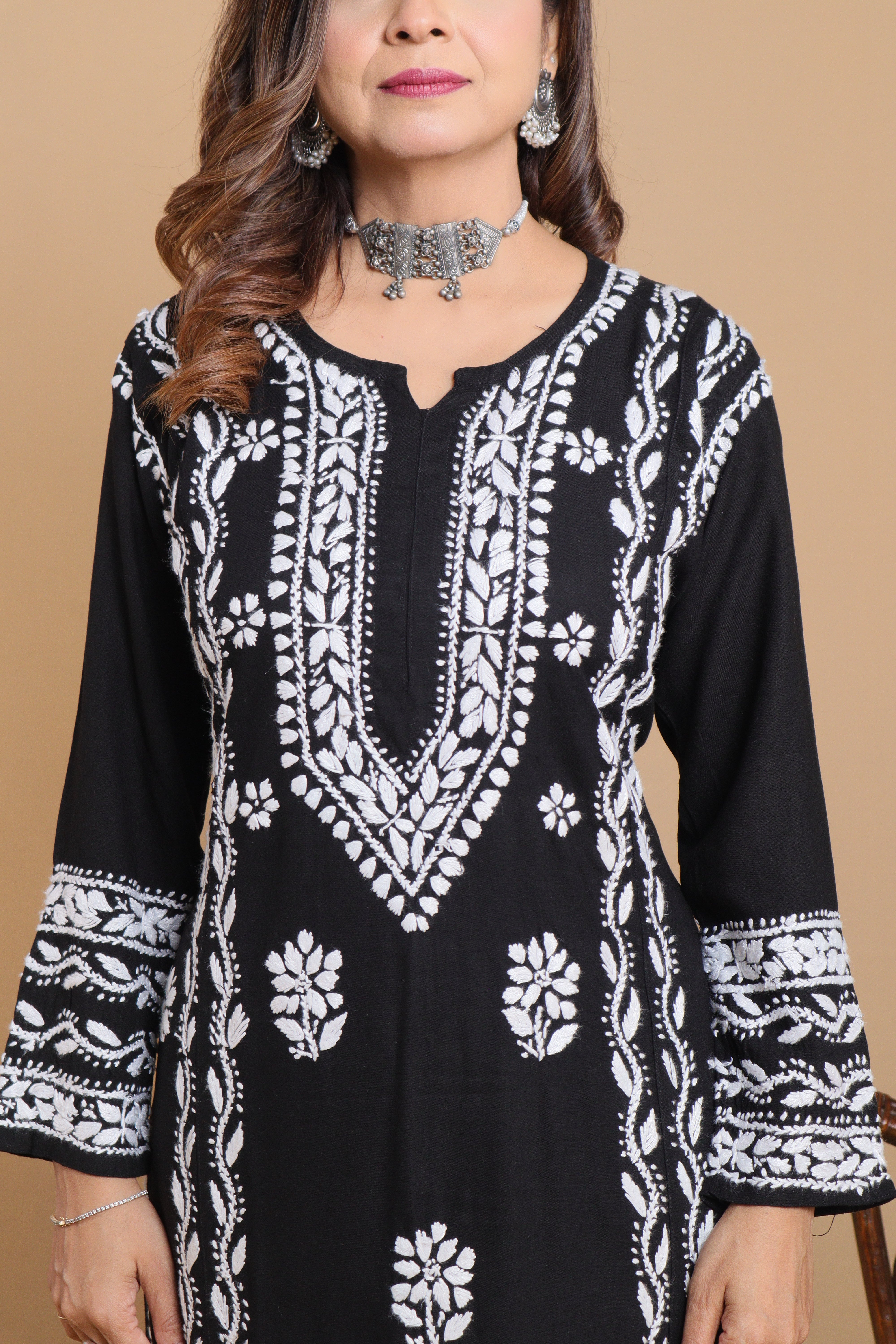 Black Rayon Panel 3 Piece Set