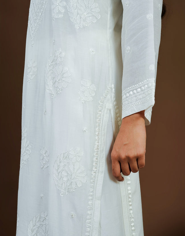 Urviya Chikankari Chanderi 2 piece Set