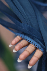 Blue Chiffon Dupatta - 66