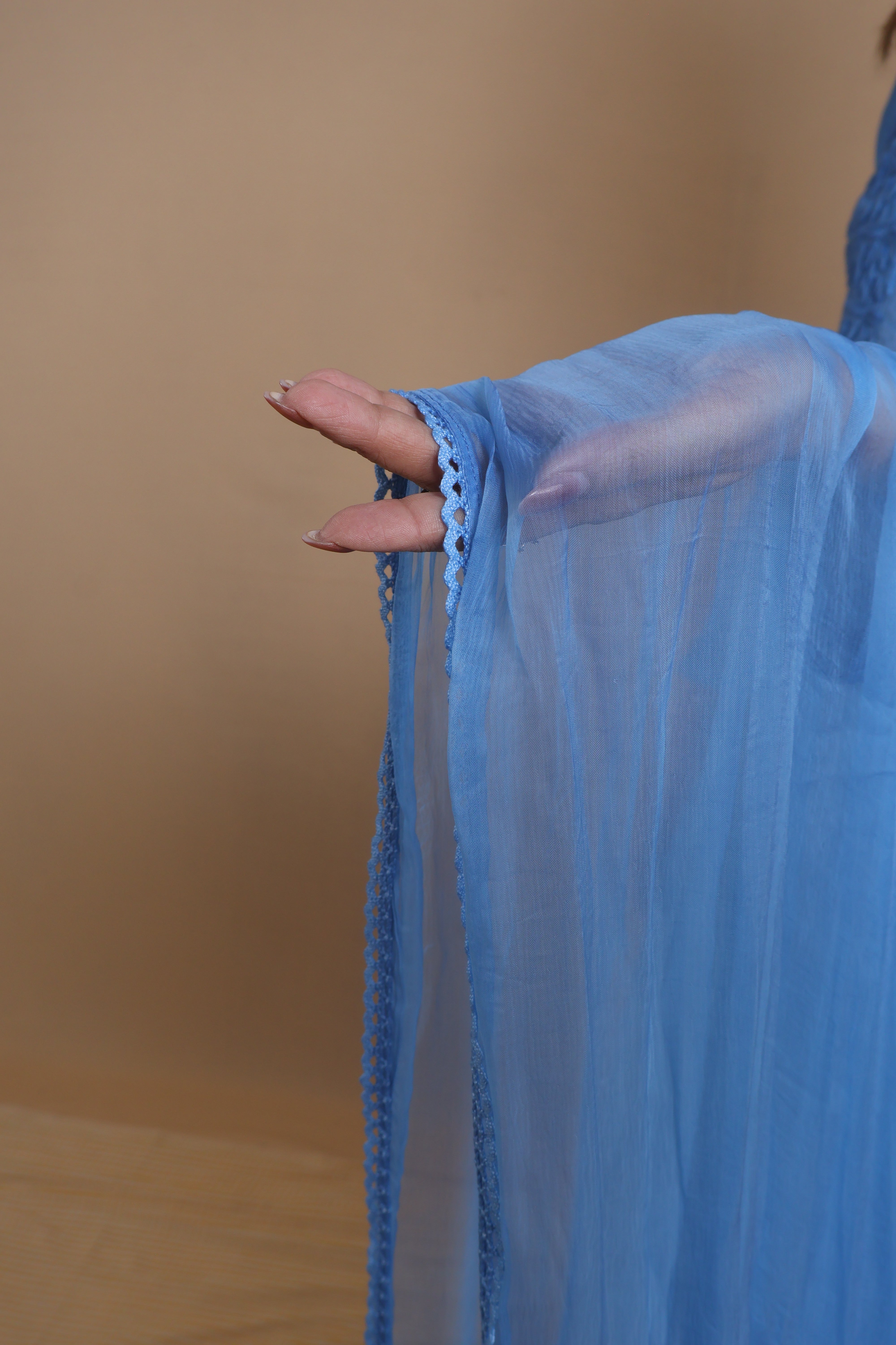 Onion Chiffon Dupatta - 147