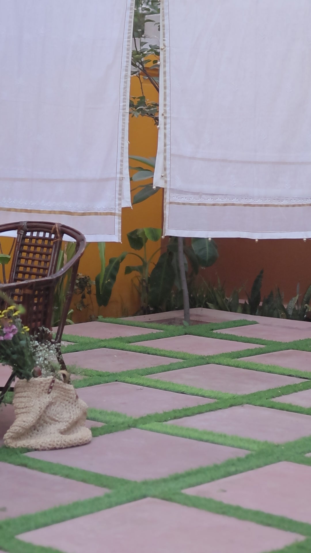 Green Mul Chanderi Ghaspatti 3 Piece Set