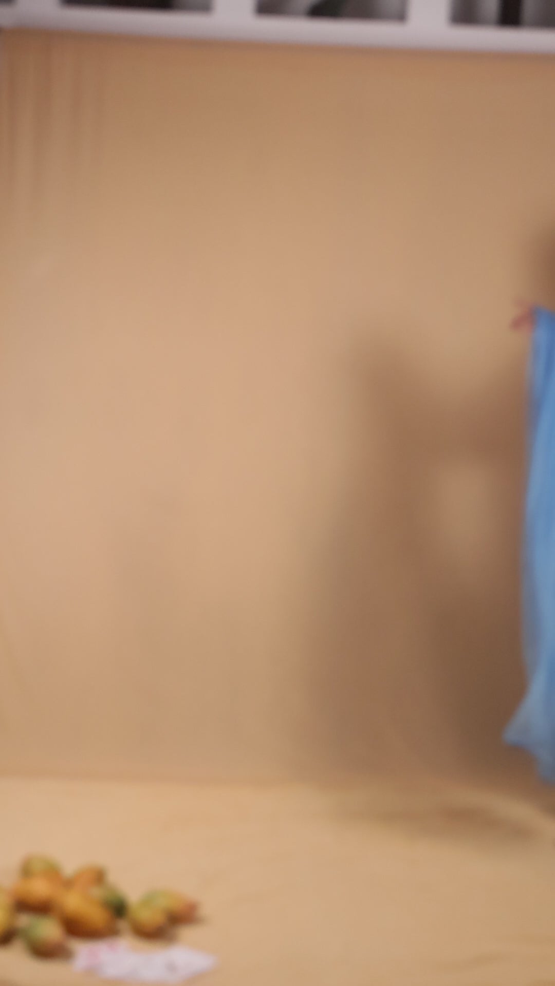 Blue Chanderi Ghaspatti 3 Piece Set