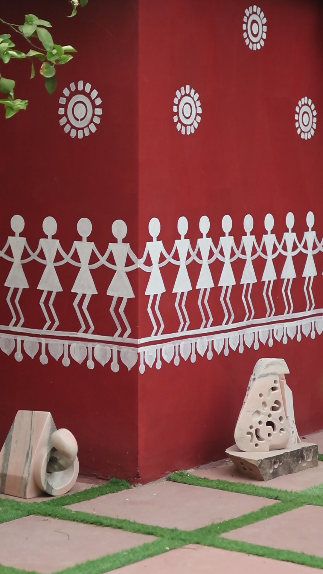 Onion Chanderi Bakhiya 2 Piece Set
